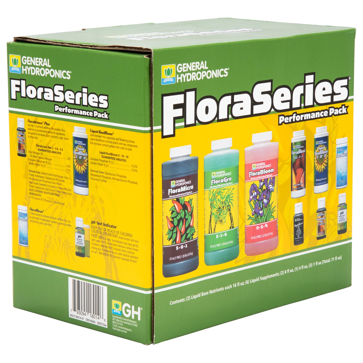 General Hydroponics - Flora Series Performance Pack México