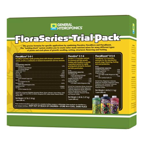 General Hydroponics - Flora Gro, Micro, Bloom