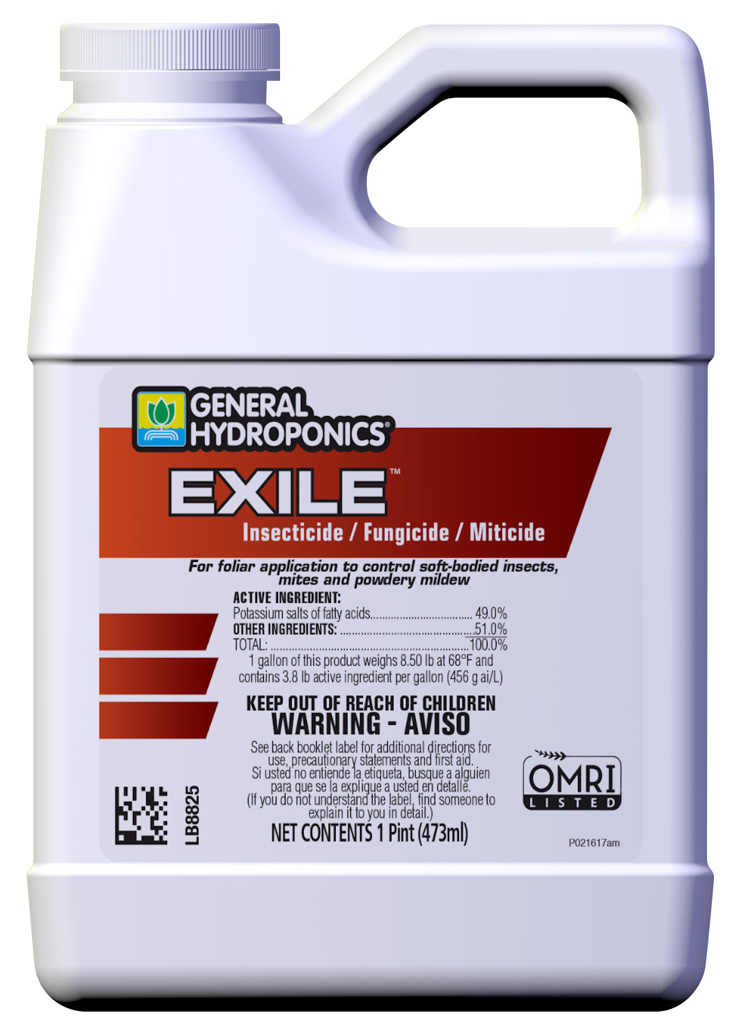 General Hydroponics - Exile Insecticida/Fungicida/Miticida México