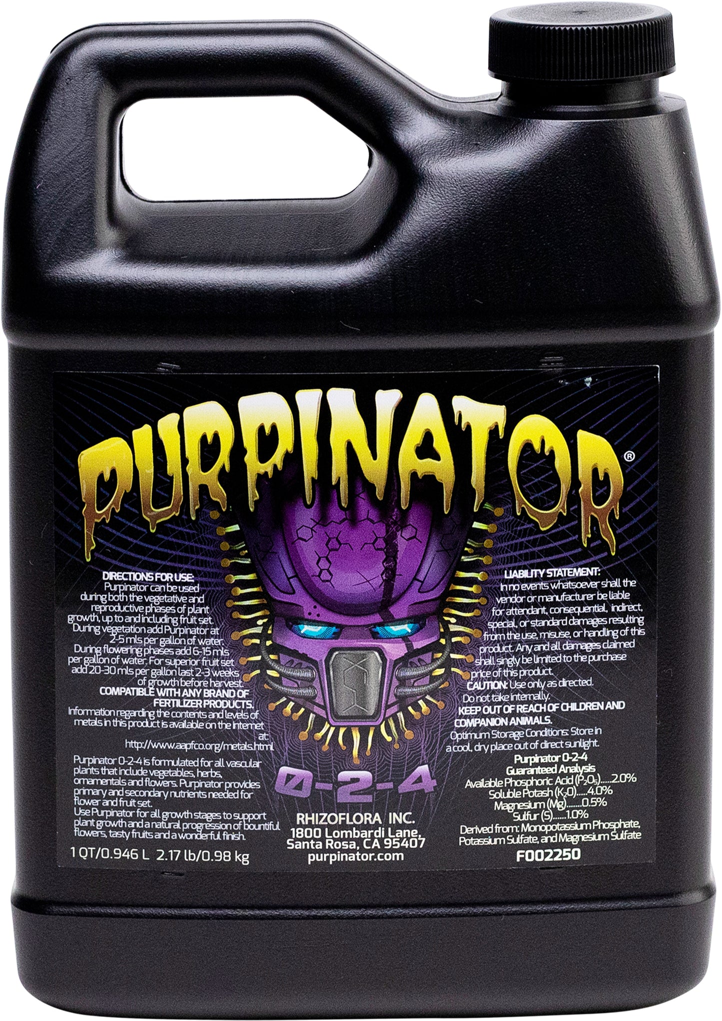 Terpinator / Rhizoflora - Purpinator 1 Qt (1L)