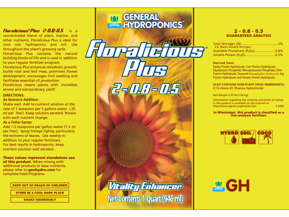 General Hydroponics - Floralicious Plus México